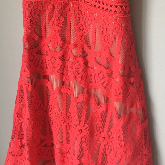 Halter dress coral - Picture 2 of 6